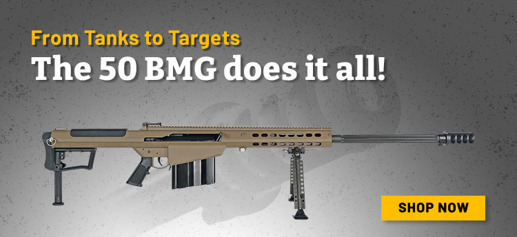 From Tanks to Targets. The 50 BMG does it all!