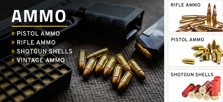Shop Rifle Ammo, Pistol Ammo, and Shotgun Shells